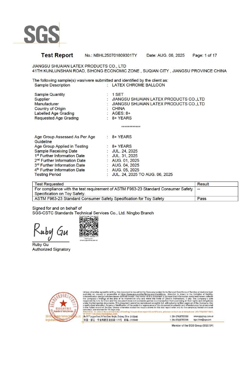 Certification