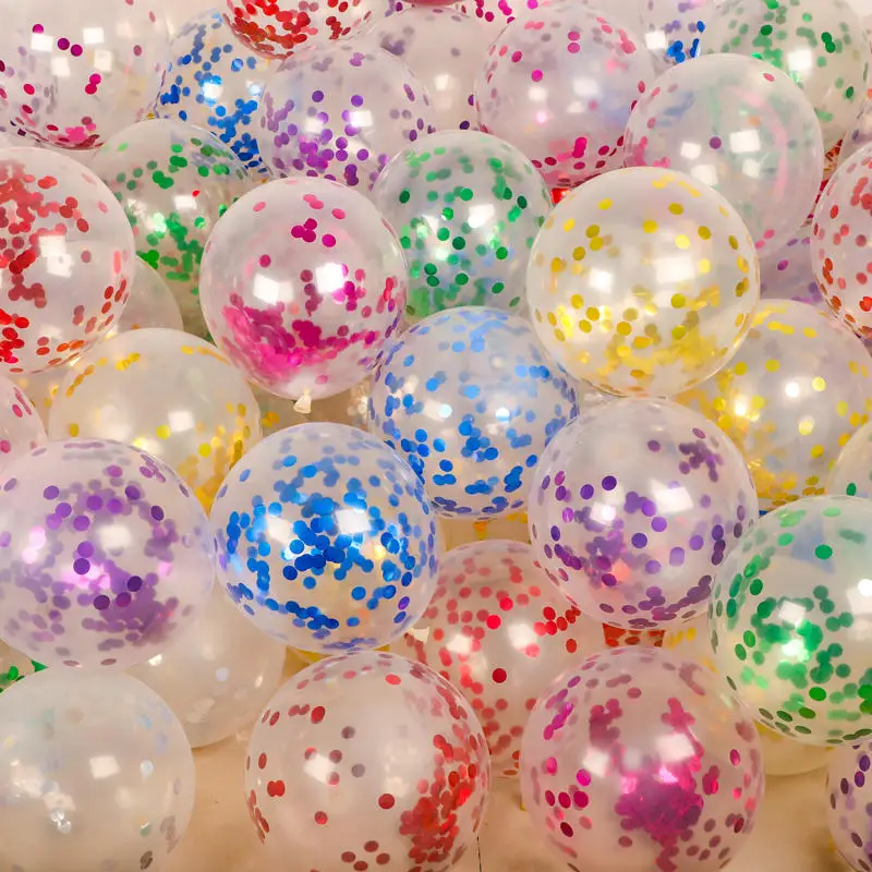 Mix Color Confetti Balloons Decoration