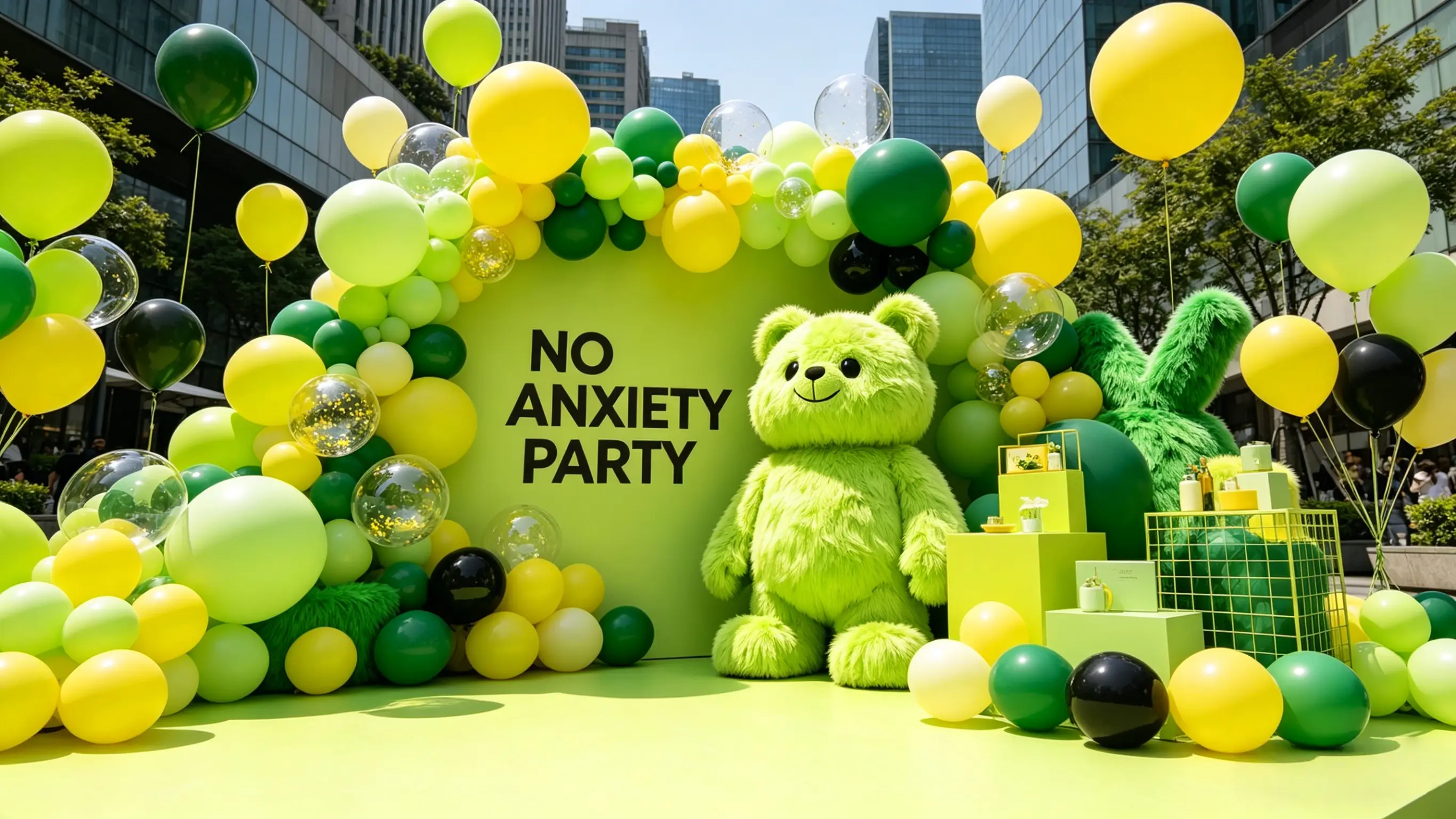 Marketing Campaign Decoration with Matte Balloons